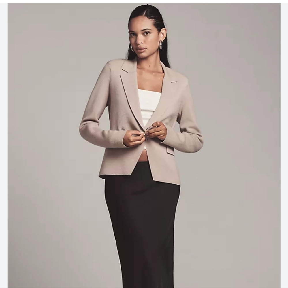 Anthropologie Sweater Blazer